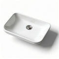 Ceramic rectangle bathroom sink 40 x 25 x 10cm white vessel style