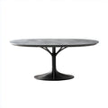 Wooden dining table with stainless steel legs 180 x 80 x 75cm